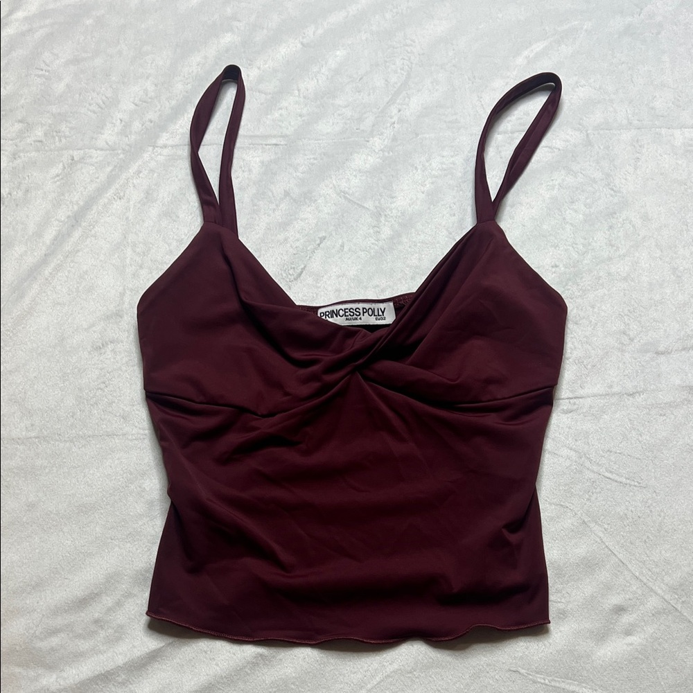 Princess Polly Deep Burgundy Camisole
